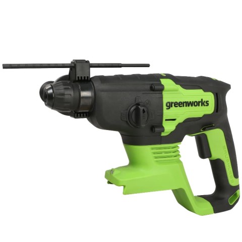 Перфоратор аккумуляторный бесщеточный Greenworks Арт. 3803007, 2 Дж, 24V, без АКБ и ЗУ