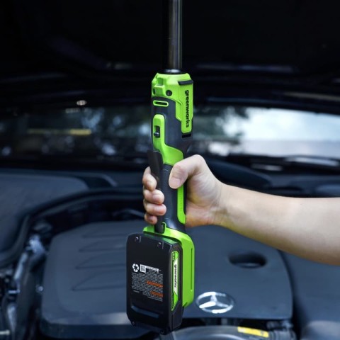 Гайковерт-трещотка удлиненная аккумуляторная Greenworks Арт. 3803907, 24V, 1/2, бесщеточная, без АКБ и ЗУ