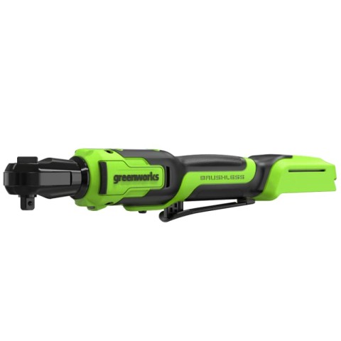 Гайковерт-трещотка Greenworks GD24RW, 24V, бесщеточная, 1/2", 80Нм, редуктор 70 мм, без АКБ и ЗУ с сумкой, арт. 3804007