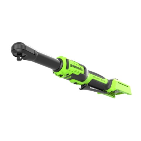 Гайковерт-трещотка Greenworks GD24RWX удлиненная, 24V, бесщеточная, 1/2", 80Нм, редуктор 170 мм, без АКБ и ЗУ с сумкой, арт. 3804207