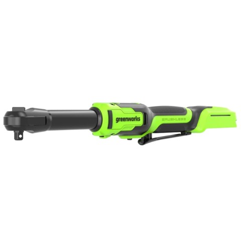 Гайковерт-трещотка Greenworks GD24RWX удлиненная, 24V, бесщеточная, 1/2", 80Нм, редуктор 170 мм, без АКБ и ЗУ с сумкой, арт. 3804207