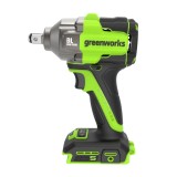 Гайковерт ударный акк. Greenworks IW5500, 24V, б/щет, 1/2'', 500Нм, 3 режима, 1х5Ач,ЗУ,кор (3805007CUG)
