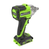Гайковерт ударный акк. Greenworks IW5500, 24V, б/щет, 1/2'', 500Нм, 3 режима, 1х5Ач,ЗУ,кор (3805007CUG)