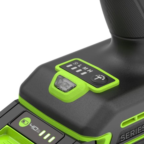 Гайковерт ударный акк. Greenworks IW5500, 24V, б/щет, 1/2'', 500Нм, 3 режима, 1х4Ач,ЗУ,кор (3805007CUB)