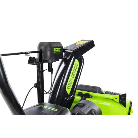 Снегоуборщик аккумуляторный Greenworks Арт. 2602807, 82V, 61 см, самоходный, бесщеточный, без АКБ и ЗУ