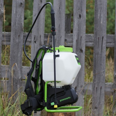 Опрыскиватель аккумуляторный Greenworks G24BPSII, 24V, c 1хАКБ 2Ач и ЗУ (5300307UA)