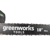 Цепная пила электрическая Greenworks Арт. 20037, 2000 Вт, 46 см