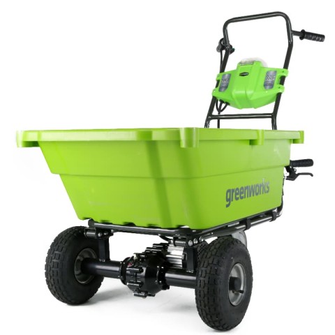 Садовая тележка самоходная Greenworks Арт. 7400007, 40V, 106 л
