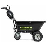 Садовая тележка самоходная Greenworks Арт. 7400607, 82V, 106 л, без АКБ и ЗУ