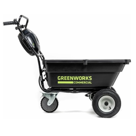 Садовая тележка самоходная Greenworks Арт. 7400607, 82V, 106 л, без АКБ и ЗУ
