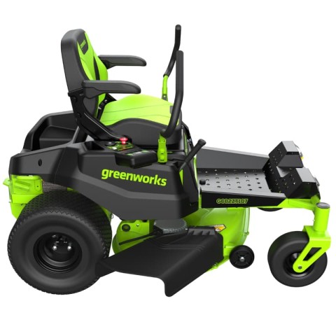 Газонокосилка с сиденьем Greenworks Zero Turn CrossoverT CRZ428 82V (107 см)  с 6 АкБ 5 Ач и ЗУ