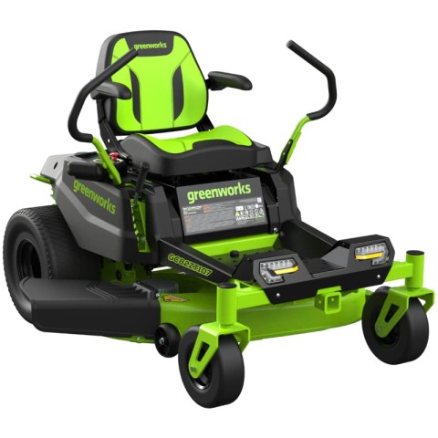 Газонокосилка с сиденьем Greenworks Zero Turn CrossoverT CRZ428 82V (107 см)  с 6 АкБ 5 Ач и ЗУ