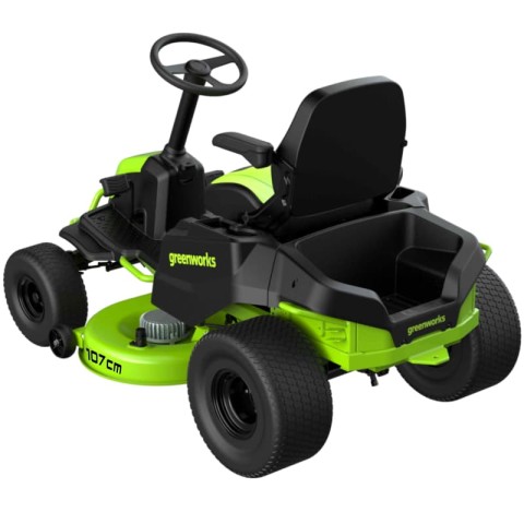 Газонокосилка с сиденьем Greenworks CrossoverT CRT428 82V (107 см) с 6 АКБ 5 Ач и ЗУ