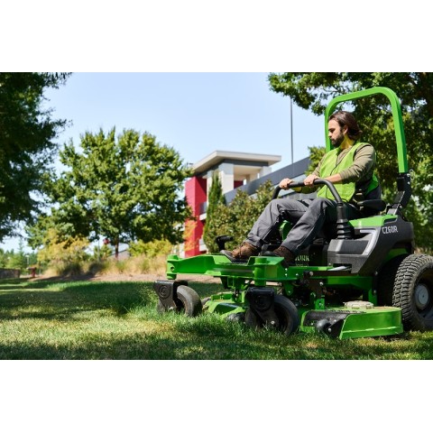 Райдер садовый аккумуляторный с нулевым радиусом разворота Greenworks ZTC152, 82V, 152 см, с АКБ 24 кВтч (7405107)