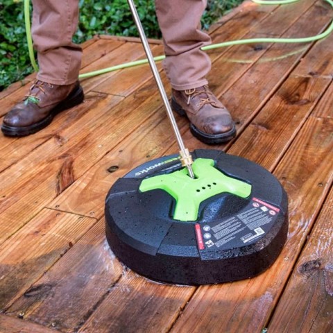 Насадка для очистки поверхностей, 38 см для мойки высокого давления Greenworks Арт. 5201707, 250 бар