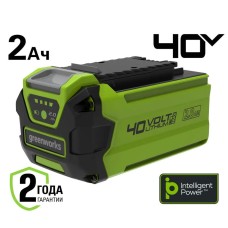 Аккумулятор Greenworks Арт. 2926907, 40V, 2 Ач