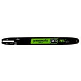 Шина стальная 45 см для аккумуляторной 80 В цепной пилы 2000507 Greenworks, Арт. 2905707