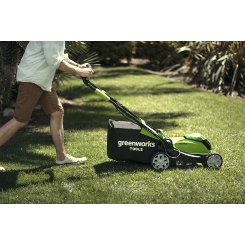 Газонокосилка аккумуляторная Greenworks Арт. 2504707, 40V, 41 см, без АКБ и ЗУ