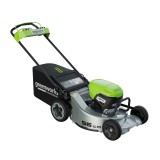 Газонокосилка аккумуляторная Greenworks Арт. 2519407U28, 82V, 56см, с алюминиевой декой, самоходная, бесщеточная, с двумя 8 Ач АКБ и двойным ЗУ