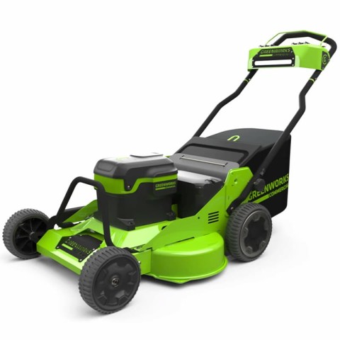 Газонокосилка самоходная аккумуляторная Greenworks Арт. 2519207U38, 82V, 76см, бесщеточная, с тремя 8 Ач АКБ и двойным ЗУ