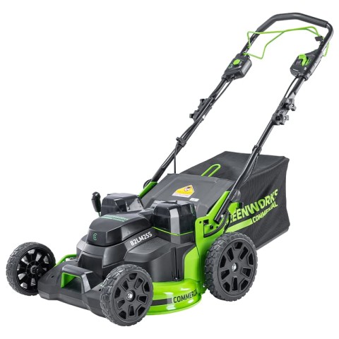 Газонокосилка самоходная аккумуляторная Greenworks Арт. 2515607U2B, TwinForce, 82V, 61 см, бесщеточная, с двумя 5 Ач АКБ и двойным ЗУ