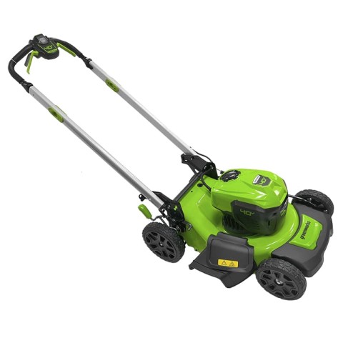 Газонокосилка аккумуляторная Greenworks GD40LM48SP, 40V, 48 см, самоходная, бесщеточная, c 1хАКБ 8 Ач и ЗУ (2517407UH)