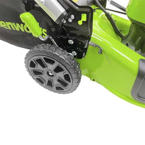 Газонокосилка аккумуляторная Greenworks GD40LM48SP, 40V, 48 см, самоходная, бесщеточная, c 1хАКБ 8 Ач и ЗУ (2517407UH)