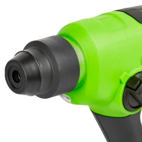 Перфоратор аккумуляторный бесщеточный Greenworks Арт. 3803107UA, 1,2 Дж, 24V, c 1хАКБ 2Ач и ЗУ