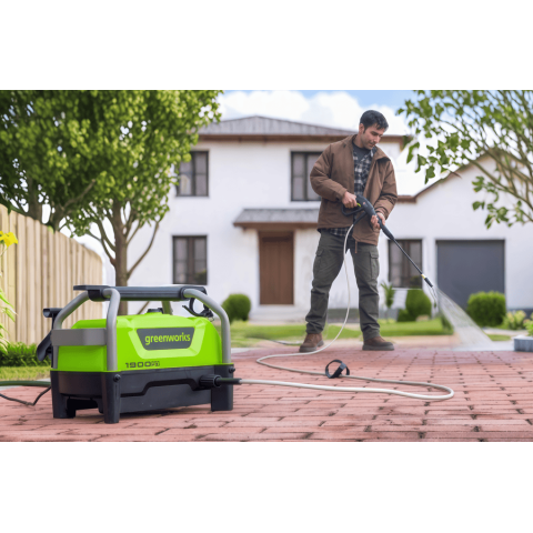 Мойка высокого давления электрическая Greenworks PW3130, 1700 Вт, 130 бар, арт. PW3130A1