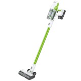 Пылесос вертикальный акк. Greenworks SV24532, 24V, б/щет, 350 Вт, 21 кПа, электрощетка, 3 насадки, LED, белый+зеленый, 1х2Ач и ЗУ (4702007UA)