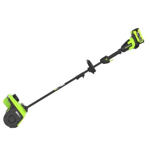 Снегоуборщик аккумуляторный Greenworks Арт. 2603107UG, 40V, 30 см, с регулируемым направлением выброса, бесщеточный, с 1хАКБ 5 Ач и ЗУ