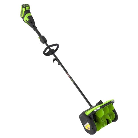 Снегоуборщик аккумуляторный Greenworks Арт. 2603107UB, 40V, 30 см, с регулируемым направлением выброса, бесщеточный, с 1хАКБ 4 Ач и ЗУ