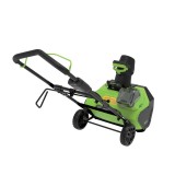 Снегоуборщик аккумуляторный Greenworks Арт. 2602907UB, 60V, 51 см, бесщеточный, c 1хАКБ 4АЧ и ЗУ