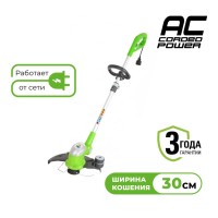 Триммер электрический Greenworks Арт. 21277 Deluxe, 500 Вт, 30 см