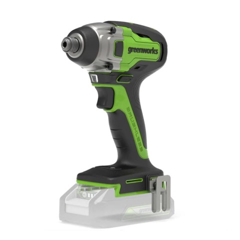 Винтоверт ударный аккумуляторный Greenworks Арт. 3802807, 24V, 300Нм, бесщеточный, без АКБ и ЗУ