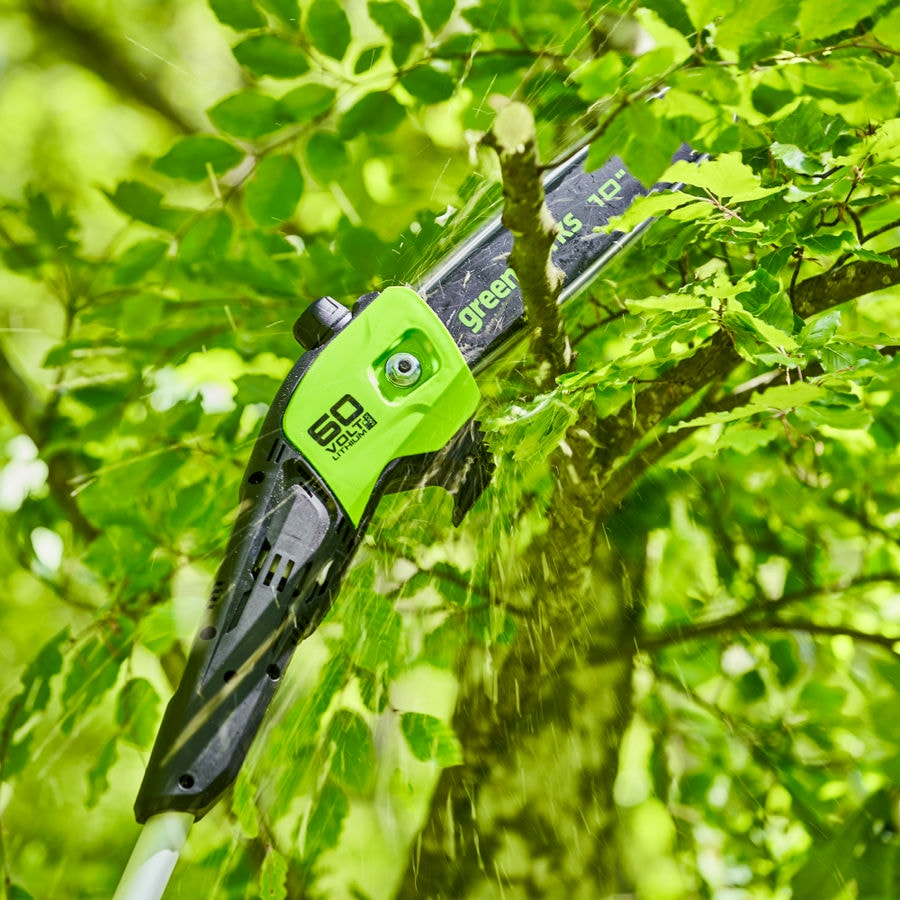 Высоторез/Сучкорез аккумуляторный Greenworks Арт. 1402107, 60V, 25 см, бесщеточный без АКБ и ЗУ
