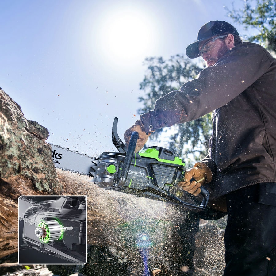 Цепная пила аккумуляторная Greenworks OCS600, 82V, 3,6кВт, 45см, бесщеточная, без АКБ и ЗУ (2009607)