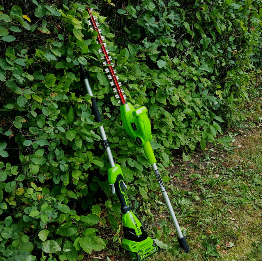 Кусторез штанговый аккумуляторный Greenworks Арт. 2300407, 40V, 51см, без АКБ и ЗУ