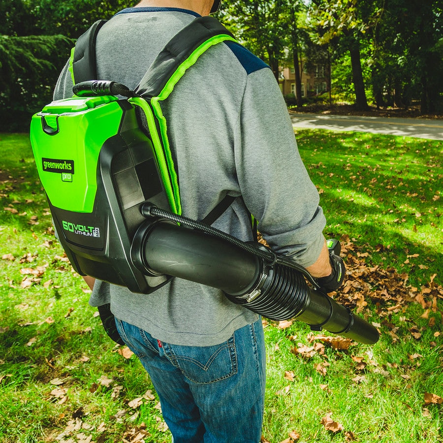 Ранцевый Воздуходув, аккумуляторный Greenworks Арт. 2402307, 60V, бесщеточный, без АКБ и ЗУ
