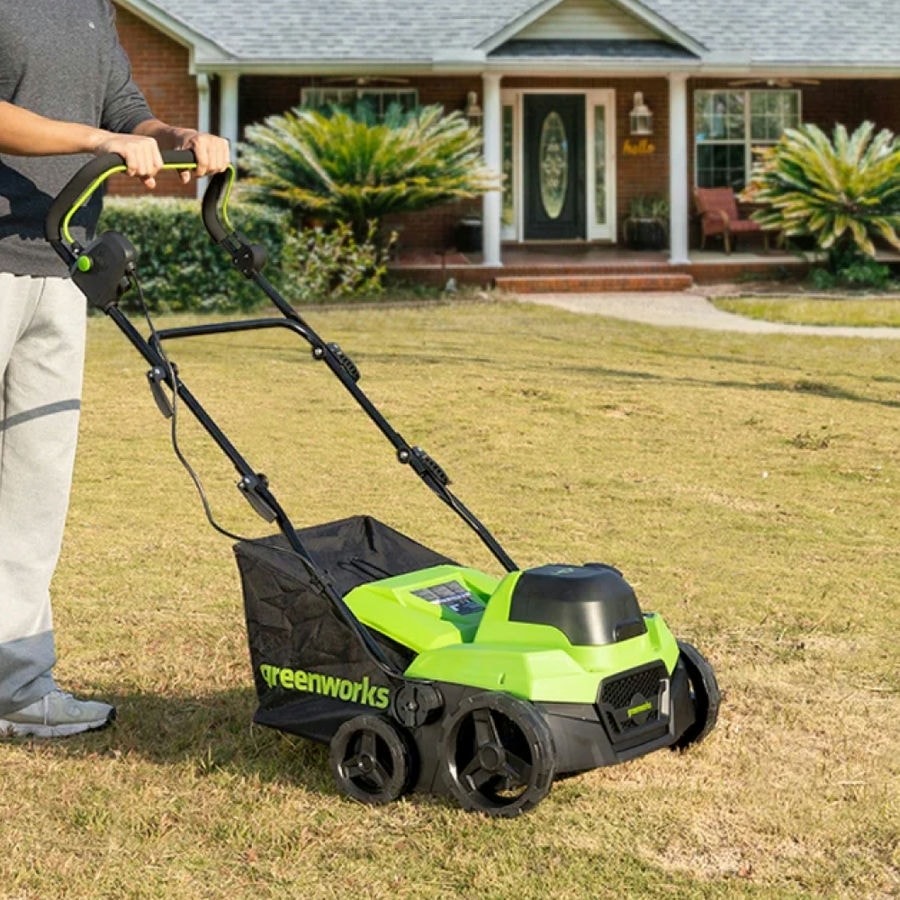 Аэратор-скарификатор аккумуляторный Greenworks Арт. 2517607, 40V, бесщеточный, без АКБ и ЗУ