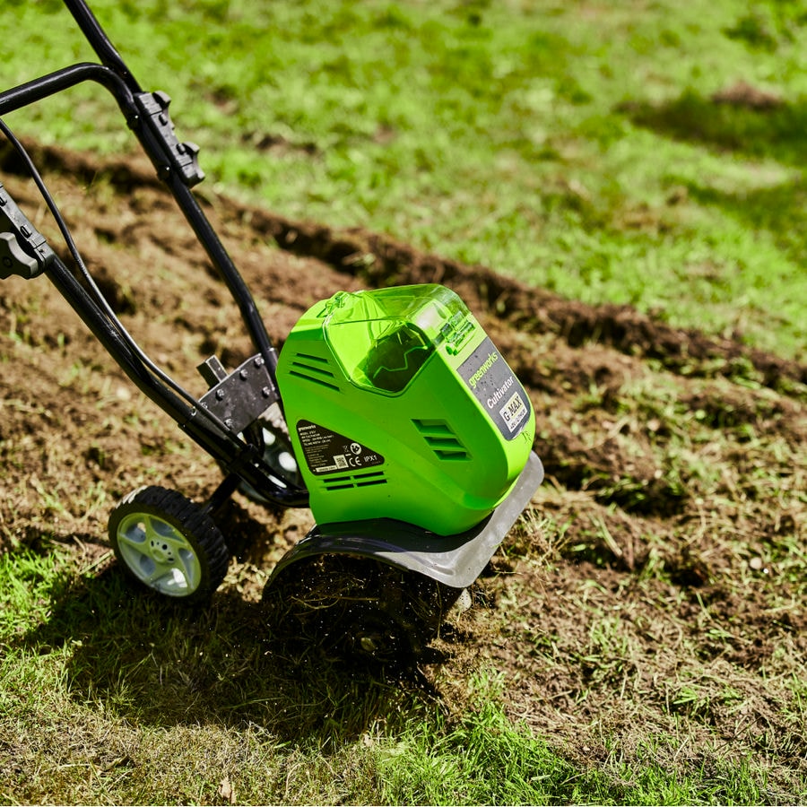 Культиватор аккумуляторный Greenworks Арт. 27087, 40V, без АКБ И ЗУ