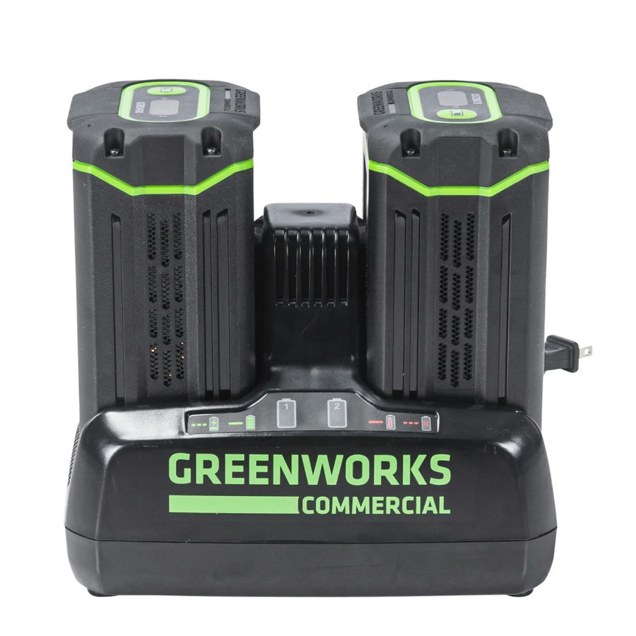 Быстрое зарядное устройство для двух аккумуляторов Greenworks Арт. 2939007, 82V, 8.0 А