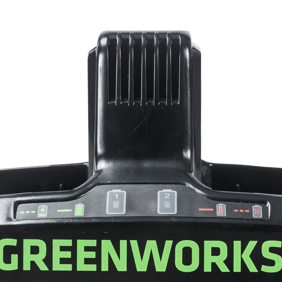 Быстрое зарядное устройство для двух аккумуляторов Greenworks Арт. 2939007, 82V, 8.0 А