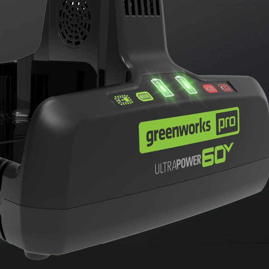 Быстрое зарядное устройство для двух аккумуляторов Greenworks Арт. 2954407, 60V, 10А