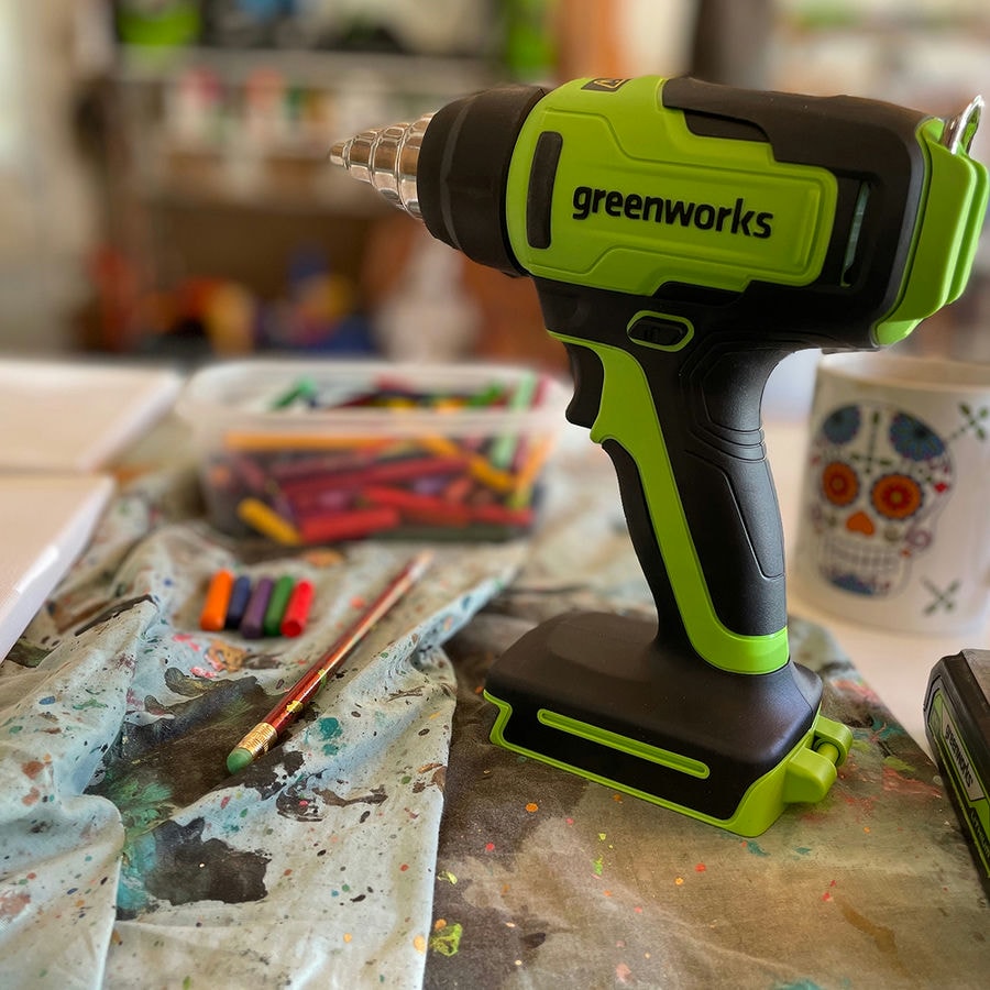 Строительный фен аккумуляторный Greenworks, Арт. 3400207, 24V, без АКБ и ЗУ