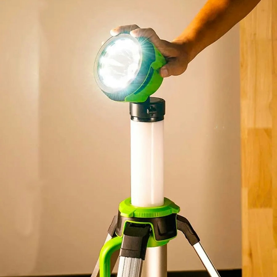 Мачта светодиодная осветительная 2-в-1 аккумуляторная Greenworks, Арт. 3401107, 24V, без АКБ и ЗУ