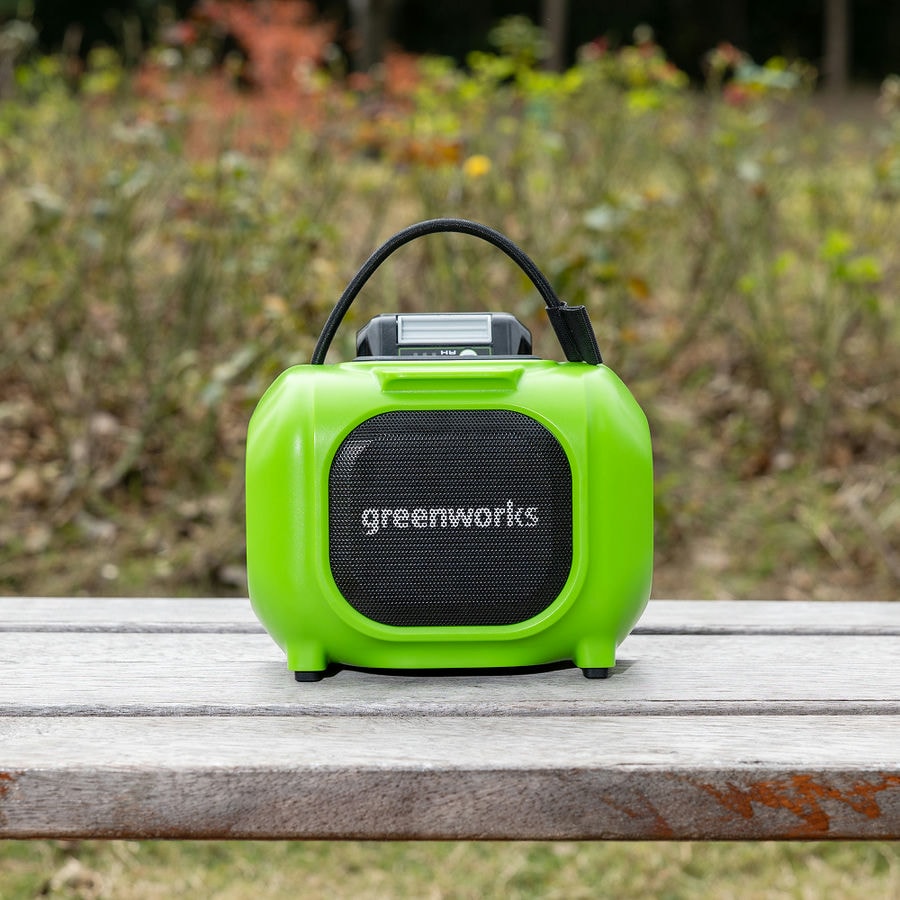 Беспроводная акустическая система аккумуляторная Greenworks Арт. 3503107, 24V/220V, без АКБ и ЗУ