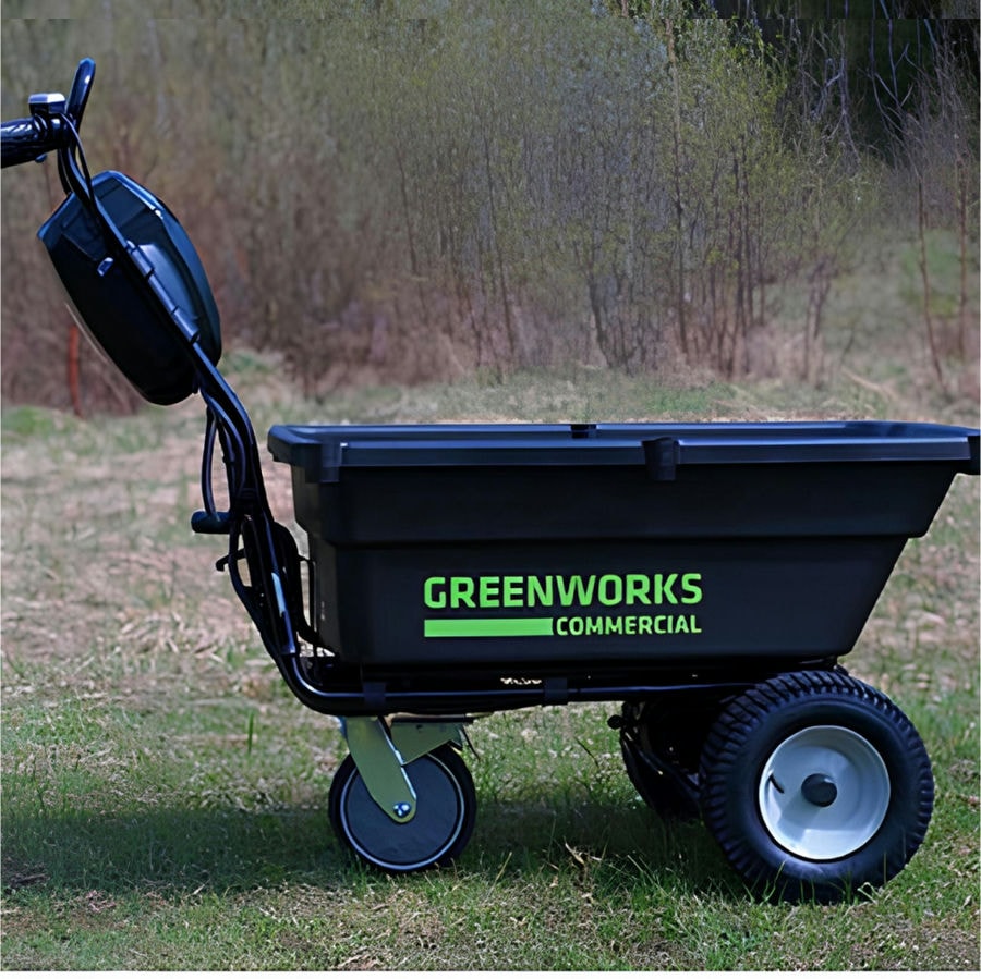 Садовая тележка самоходная Greenworks Арт. 7400607, 82V, 106 л, без АКБ и ЗУ