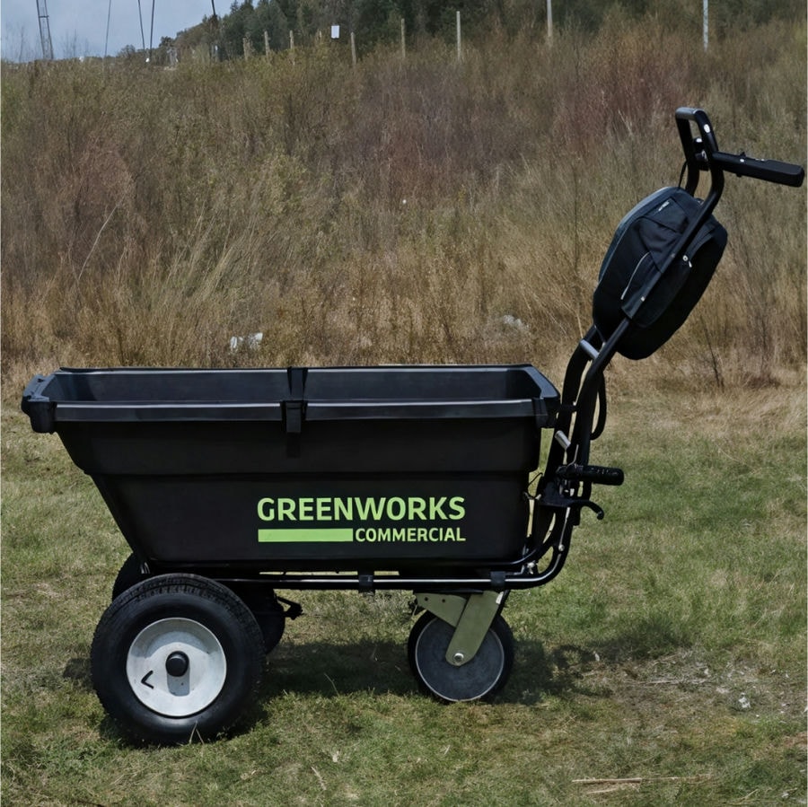 Садовая тележка самоходная Greenworks Арт. 7400607, 82V, 106 л, без АКБ и ЗУ